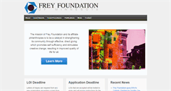 Desktop Screenshot of freyfoundationmn.org